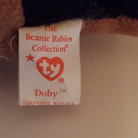Ty Beanie Baby Doby the Doberman NO CODES/NO TAGS - Picture 4 of 8